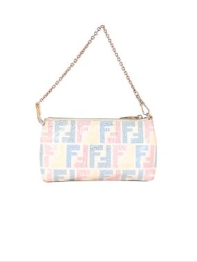 Fendi Zucca Mini Pochette Chain Bag – Vintage FF Monogram
